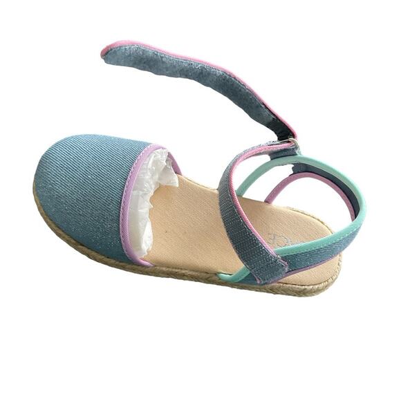 Denim Espadrilles Toddler Girls 11 *NWT - Picture 4 of 6